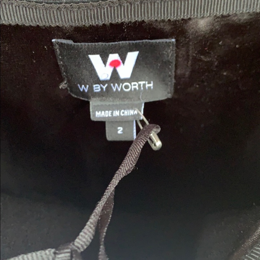 Worthington pleather pleated drop waist skirt NWT - Picture 5 of 12